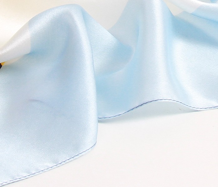 Spring New Silk Thin Women'S Scarf Lightweight Silk Fabric Korean Style