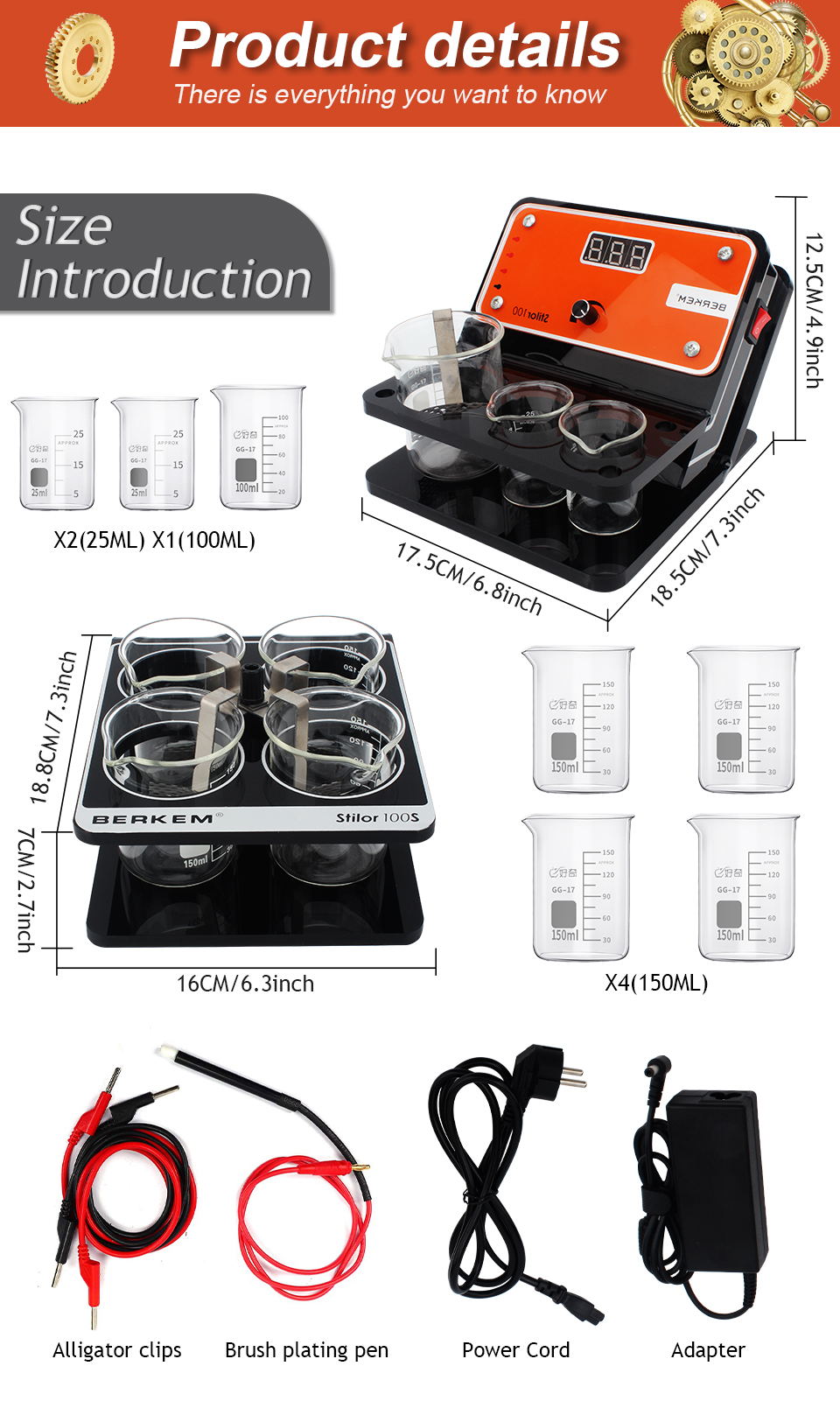 Pen Type Jewelry Plating Machine 50/60HZ Small Electroplating Machine