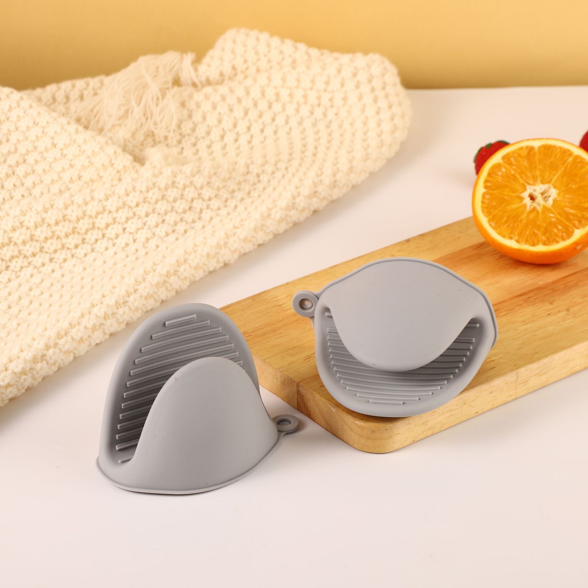 Silicone Oven Mitts Heat Resistant Mini Oven Mitts Rubber Oven Glove Silicone Cooking Pinch Grips Oven Mitts Potholders