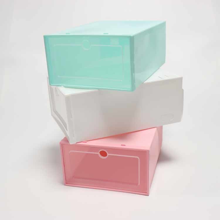 Multiscene Use Rectangle Household Shoe Box For Sneakers Storage Dustproof Odorless