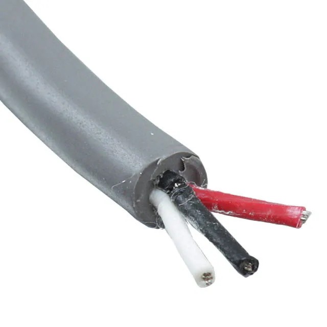 1896c Sl001 Alpha Wire Cable 3cond 20awg Slate 1000'