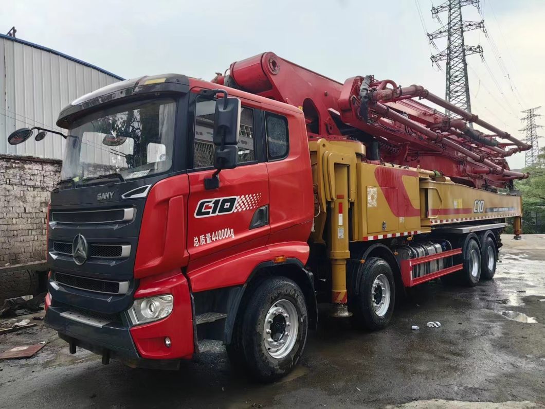 Used Concrete Pump Truck 62m Concrete Mixing Plant Heavy Equipment Concrete Boom Pump