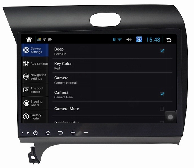 Ouchuangbo Kia K3 2013 android 4.2 car media with gps navigation bluetooth steering wheel control