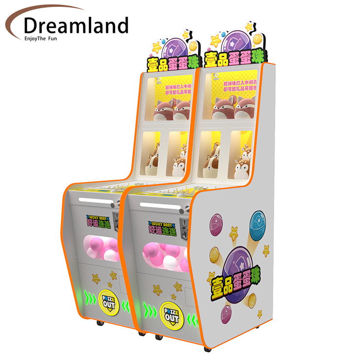 Prize Out Arcade Pinball Game Machine Egg Ball Toys With JP Awards Vending Machine