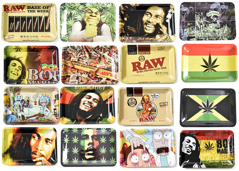 180 * 125mm Portable Cigarette Tray Weed Cannabis Roller Operation Tray