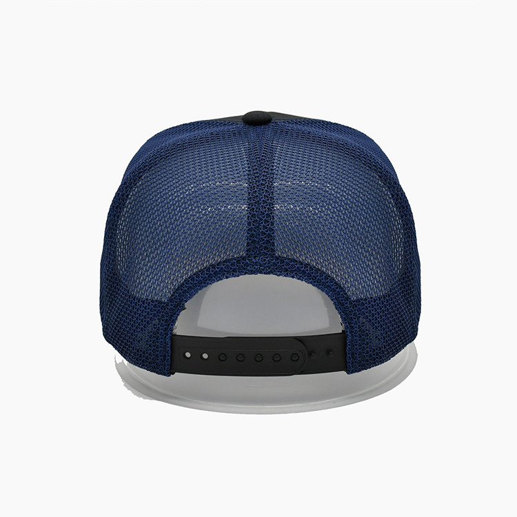 High Profile Crown High Quality 5 panel Custom Cotton Embroidered Logo Mesh Gorra Men Sport Trucker cap