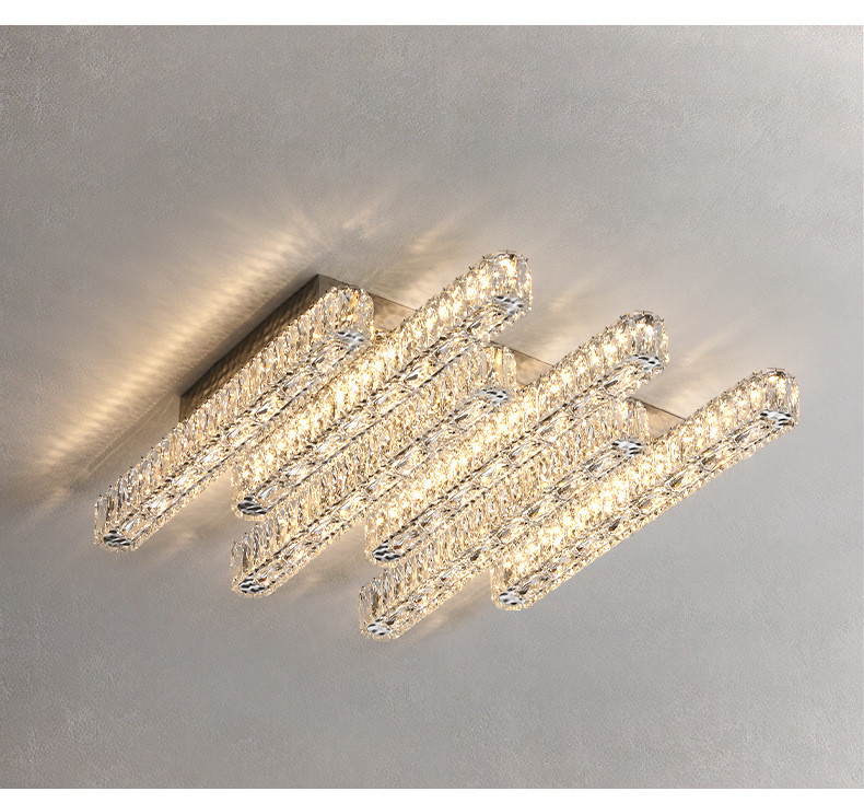 Modern Ceiling Lamp Luxury Crystal Study Bedroom Chandelier Indoor Lighting(WH-CA-103)