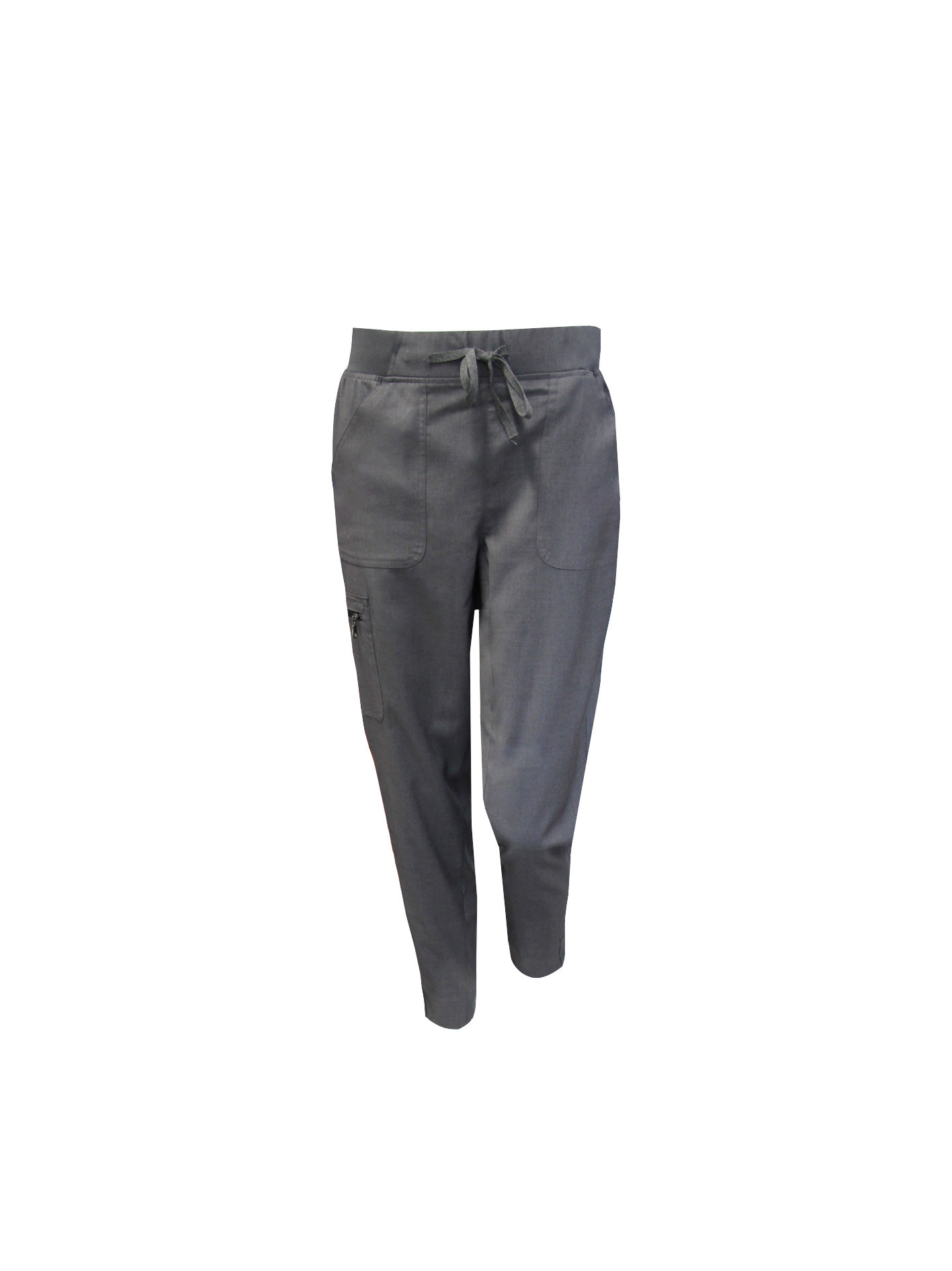 190 GSM Women Charcoal Scrub Pants Polyester 70% Rayon 28% Spandex 2%
