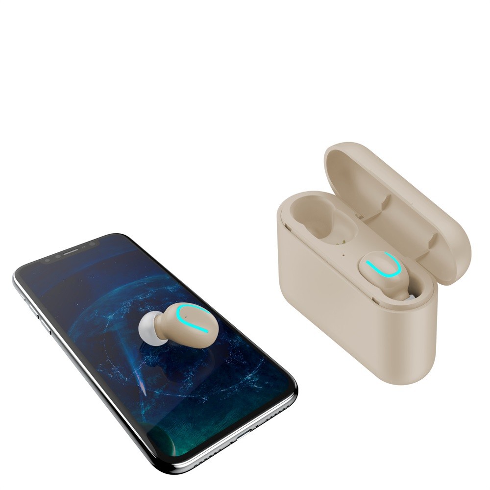 True Wireless Earbuds TWS Bluetooth 5.0 Headphones AirPods with Mic and Charging Case