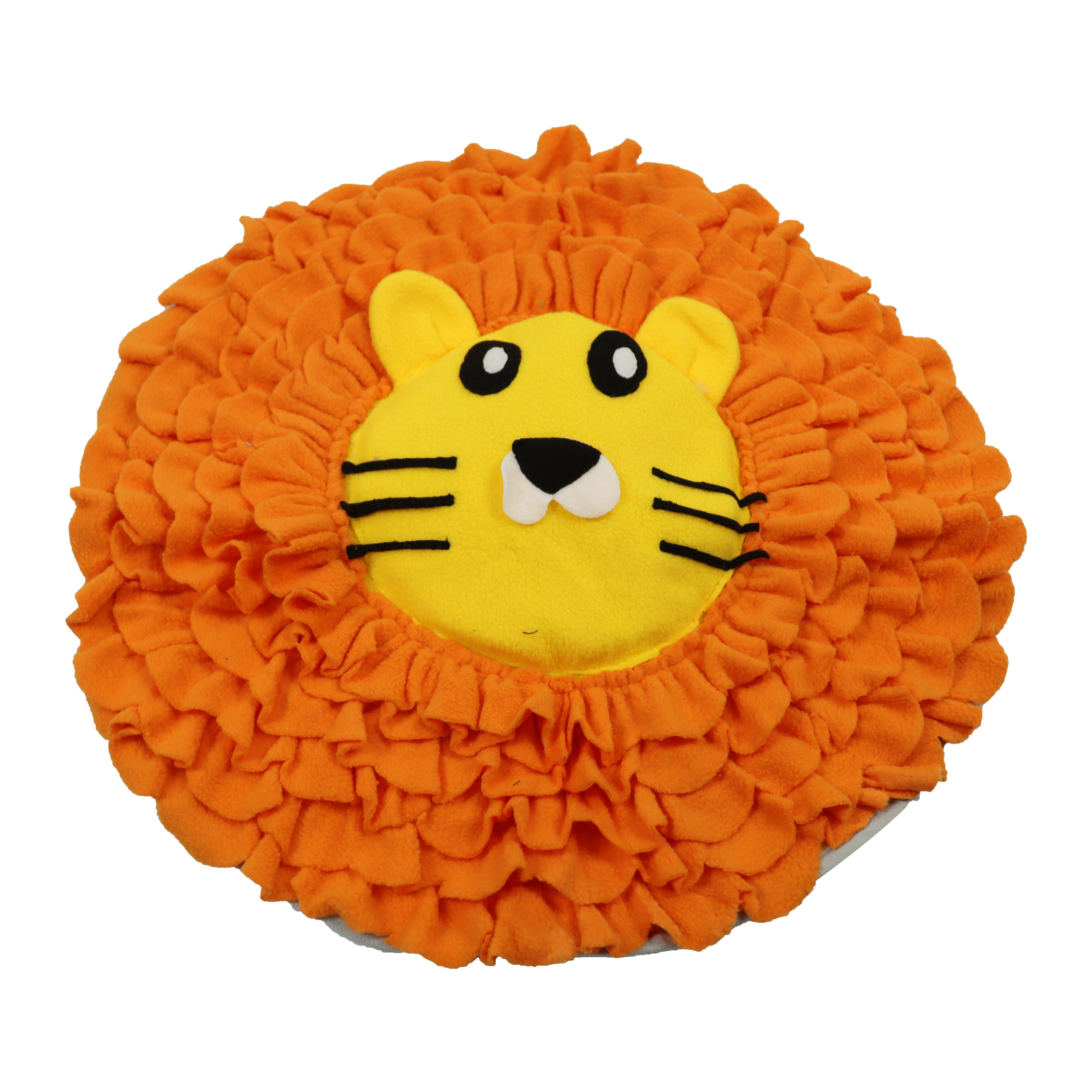 Homemade Pet Sniffing Mat For Dogs Lion Round Pad Lick Mat Food Lick Toys 47cm