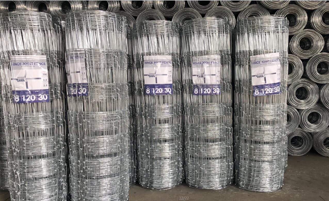 Iron 50m Long Woven Wire Cattle Fencing No Rust for farm
