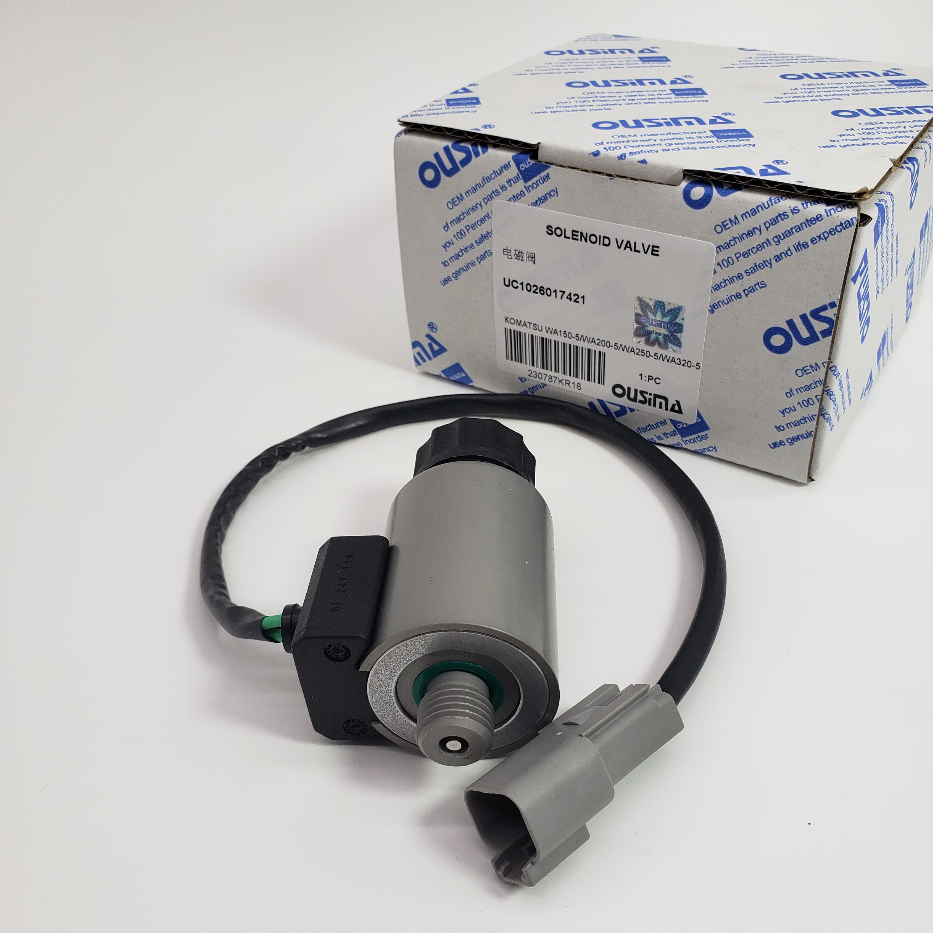 UC1026017421 Solenoid Valve For Komatsu WA150-5 WA200-5 WA250-5 WA320-5