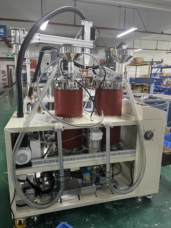 AB Part Glue Epoxy Resin Potting Machine with 350 KG Capacity and Metering Functions
