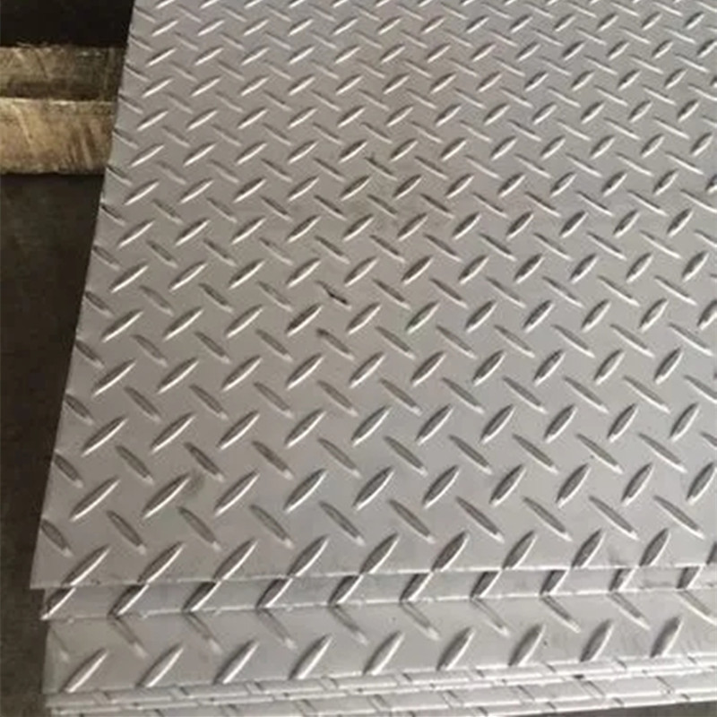 Cold Rolled Checkered Stainless Steel Sheet Anti Skid Steel Plate