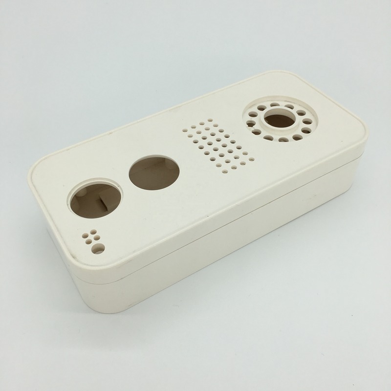 White Doorbell shell plastic injection product  injection plastic molding supplier