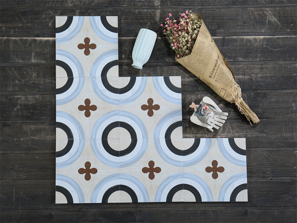 Non-Slip Flooring 20x20cm Ceramic Rustic Tiles For Decoration And Durable Wall Tile For Building