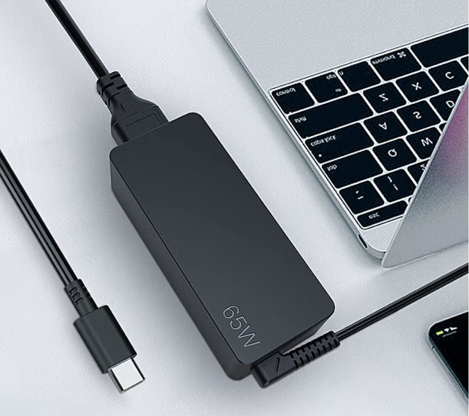USB-C 65W Ac Power Adapter For Lenovo 65W Laptop Power Supply Adapter