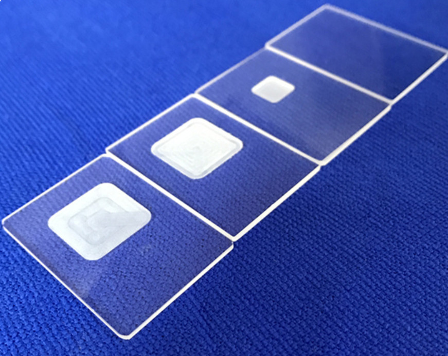 Perforated Slotted Quartz Glass, Quartz Plate Shaped Channel Frame