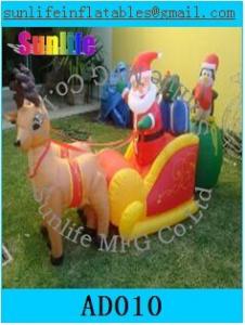 China Inflatable Christmas Decorations , Airblown Inflatable Christmas Tree For Kids on sale