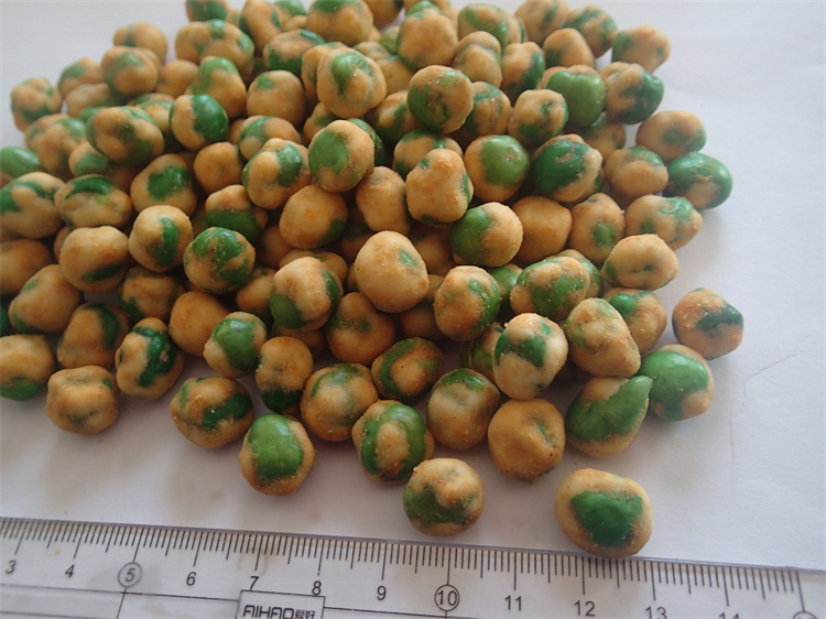 Multi Flavors Roasted Green Peas Snack Sugar Wasabi Covered Peas