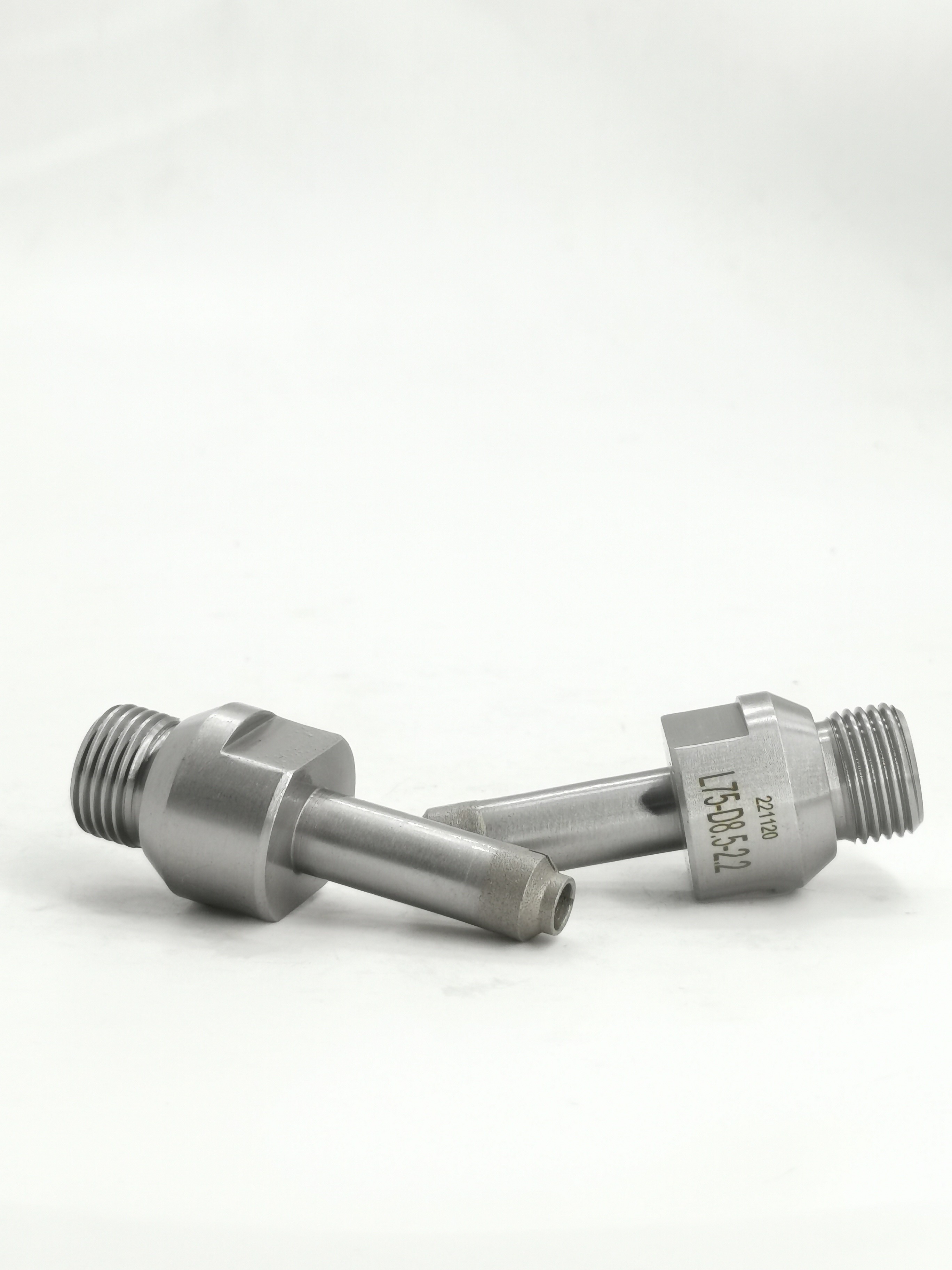 Integral Sintered Glass Drill Bits for coring and chamfering