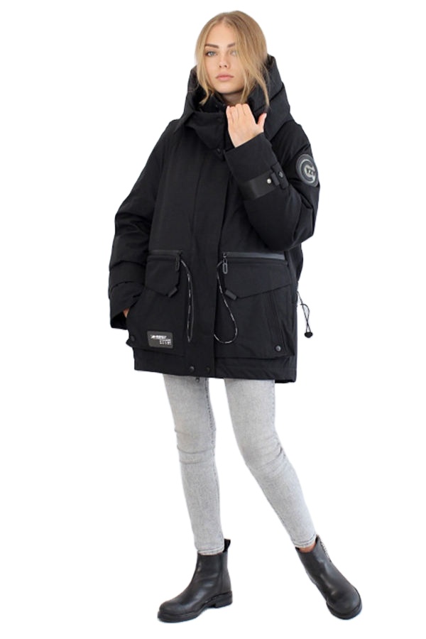 FODARLLOY Wholesale Ladies Stand Collar Warm Hooded Cotton-Padded Clothes Women Slim Winter Jackets Women Coats