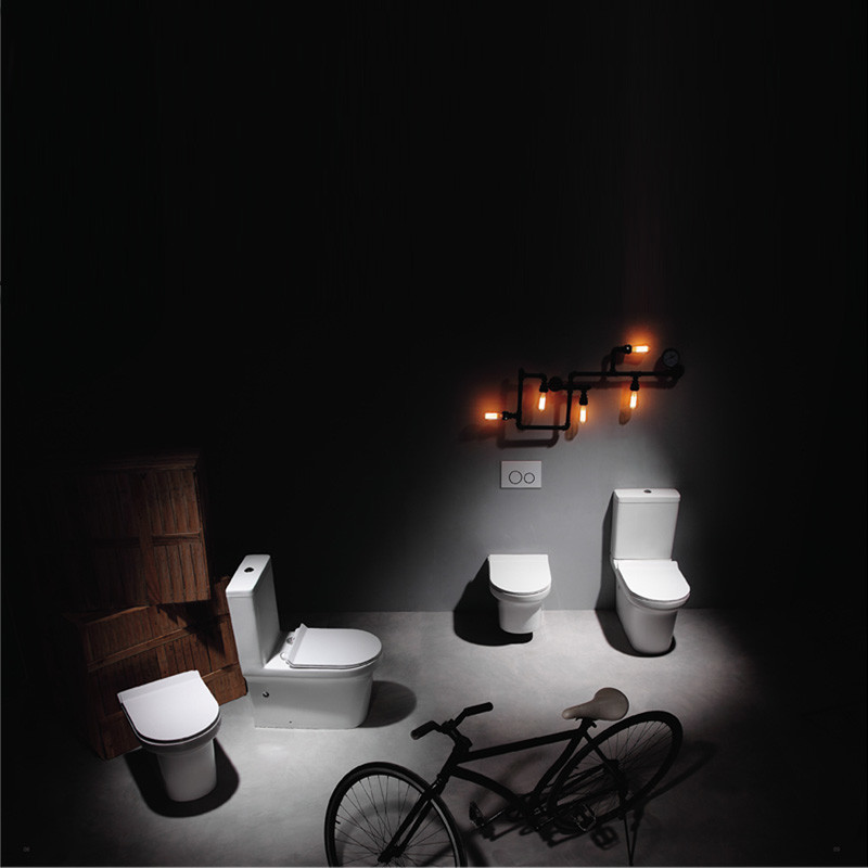 Africa design white ceramic toilet bidet 545*370*370 mm for hotel