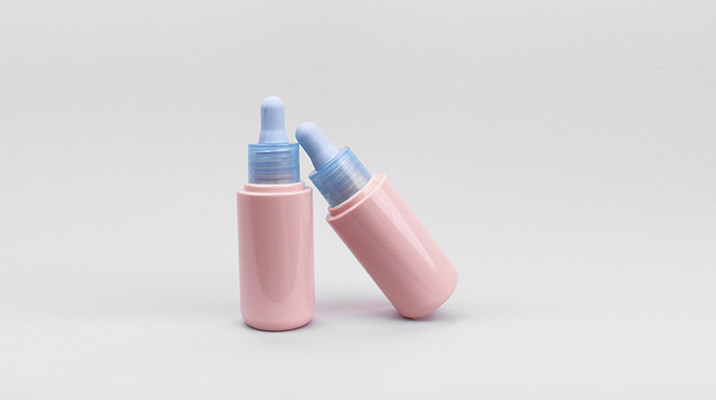 Multiple Color 30ml PETG Cosmetic Dropper Bottles For Herbal Extracts