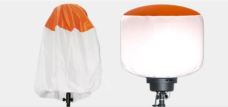 Battery Powered Reusable Led Balloons 200W 320W Mobile Lighting Tower For Outdoor Events