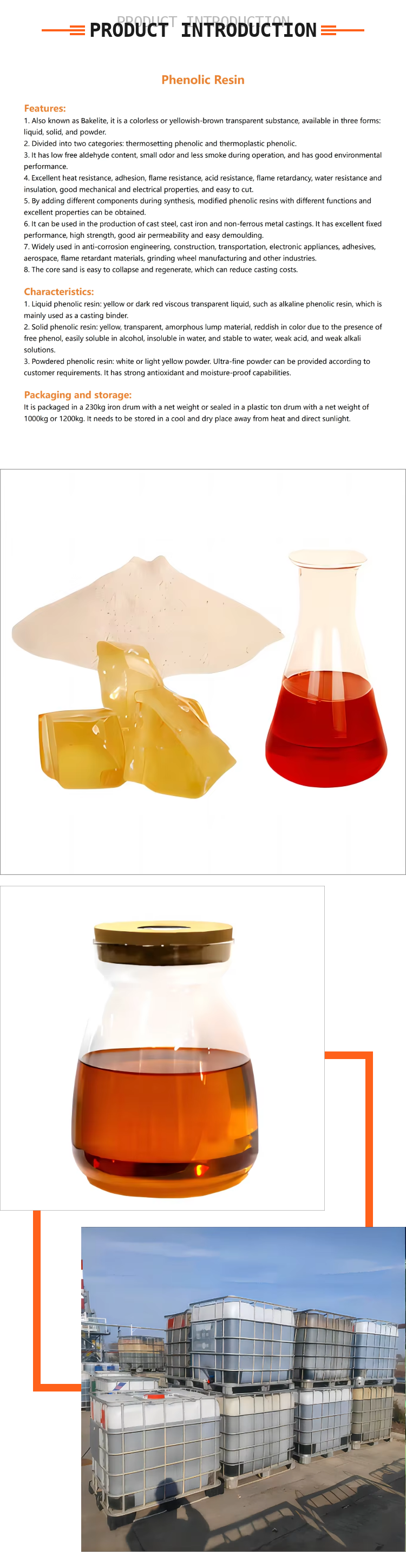 Phenolic Resin Cas 9003-35-4 For Synthetic Resin And Plastics Purity 99.99% Raw Material
