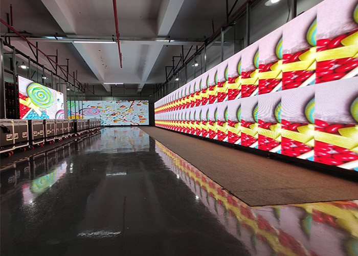 52x52 Dots Stage Outdoor Led Display Rental 250x250mm With Processor