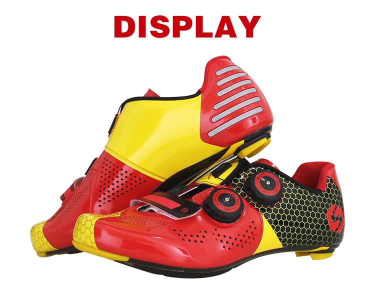 Self Locking Road Racing Bicycle Shoes , Road Cycling Boots OEM / ODM Accept