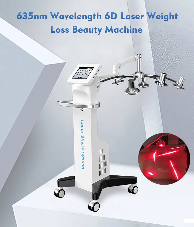 6D Red Light Laser Therapy Machine Non Invasive Laser Lipo Machine