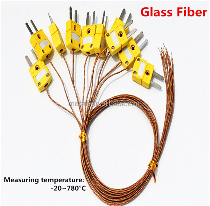 K type surface thermocouple temperature sensor 1m wire thermocouple probe -20~500C