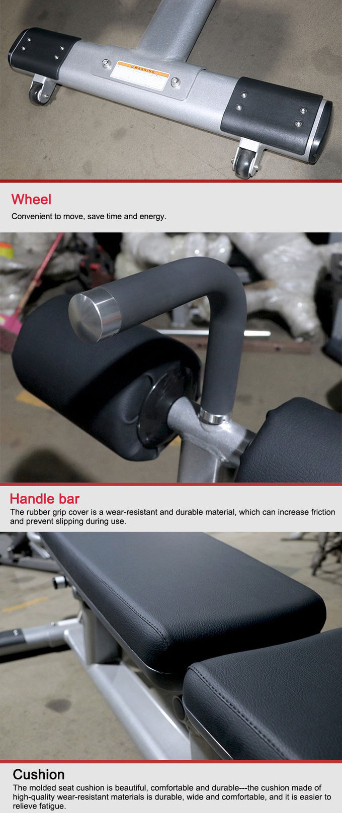 ODM Home Gym Workout Equipment Commercial Abdominal Crunch Fitness Bench