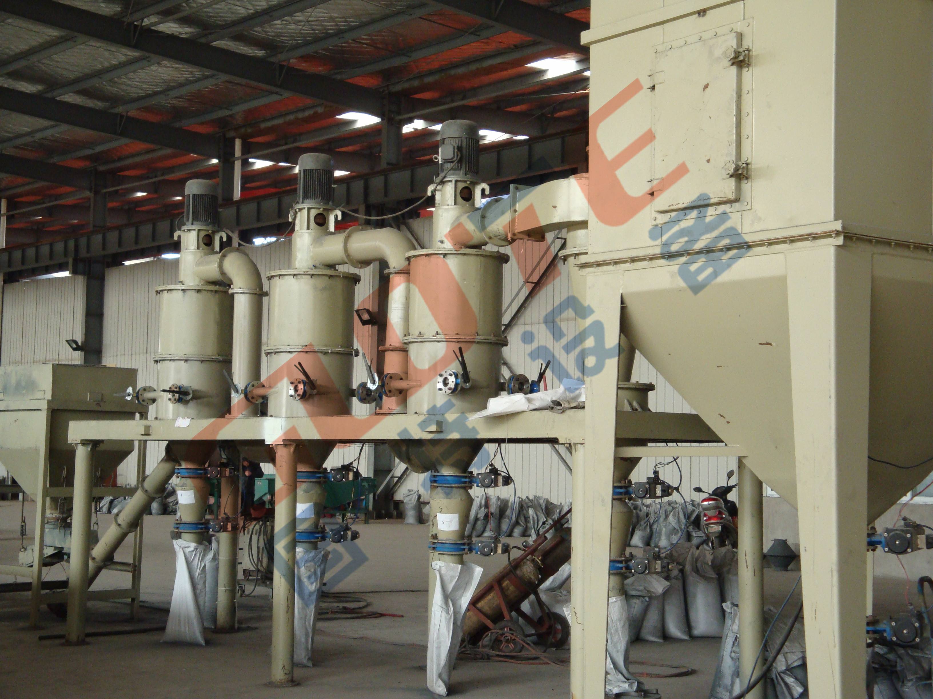 Provided Video Inspection 220V/380V Powder Concentrator Air Classifier With Cyclone