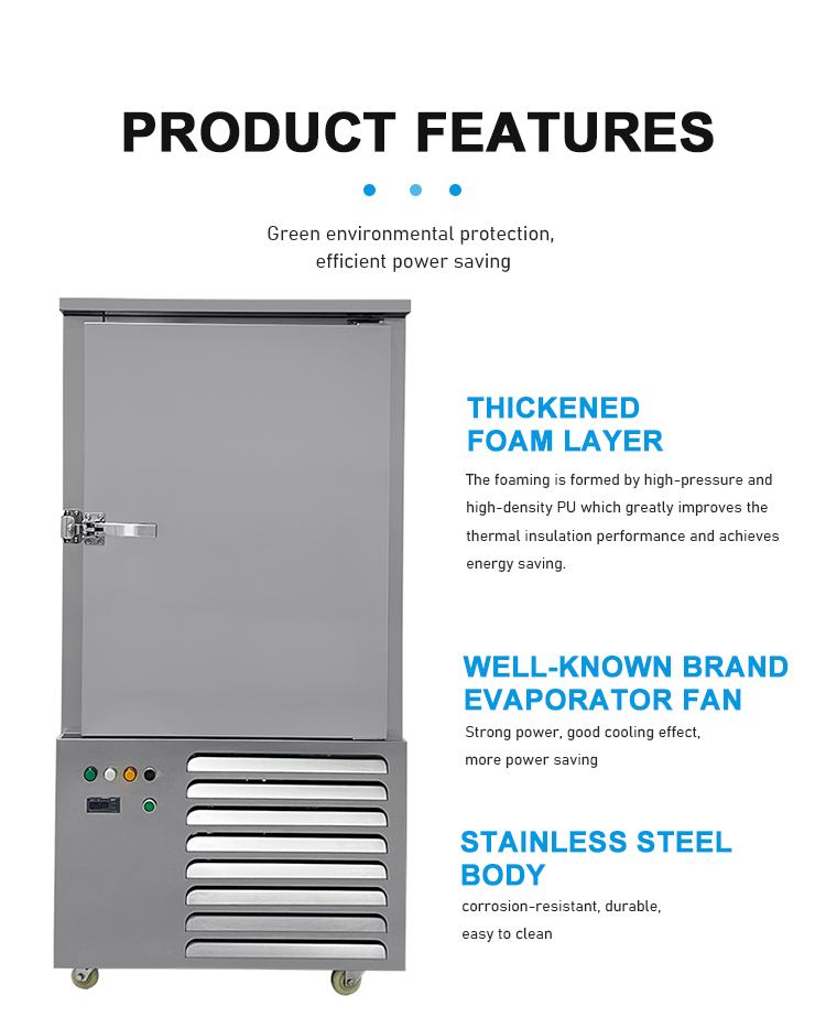 Mobile Cryogenic Commercial Blast Freezer For Plate Freezing And Eco Friendly