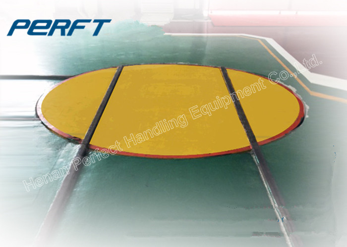 battery powered Turntable Transfer Cart vehicle for material transportation