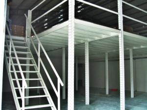 Buy cheap Structural Steel Raised Storage Mezzanine Floor , 1 Level / 2 Levels / 3 Levels product