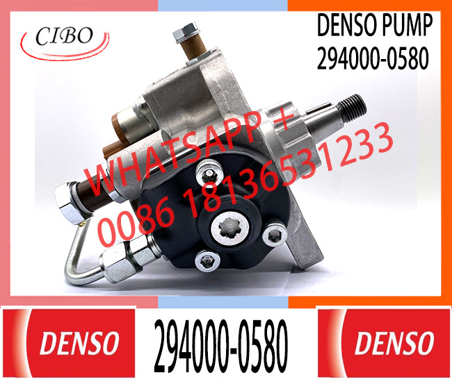 japan made quality diesel fuel injection pump 294000-0580 for isuzu with pressure rail ECU sensor control valve control
