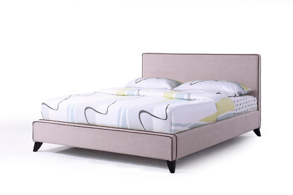 Individual Firm Rose Linen Bed With Storage Wonderful Workmanship
