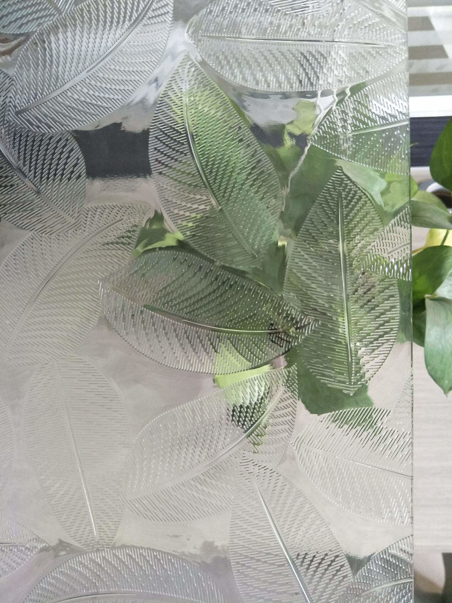 3.2mm 2mm Patterned Tempered Glass Patterned Figured Glass For Windows
