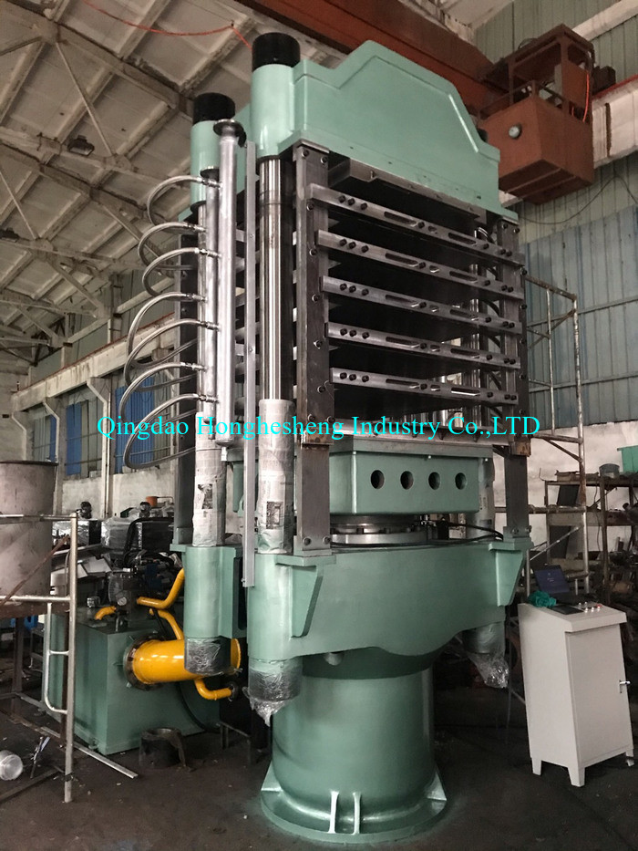 4 6 Layers Foam Rubber Sheets Vulcanizing Press EVA Mat Foaming Machine