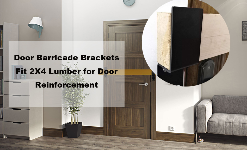 Powder Coated Heavy Duty Open Bar Security Holder Bracket for Standard 2 X 4' Lumber