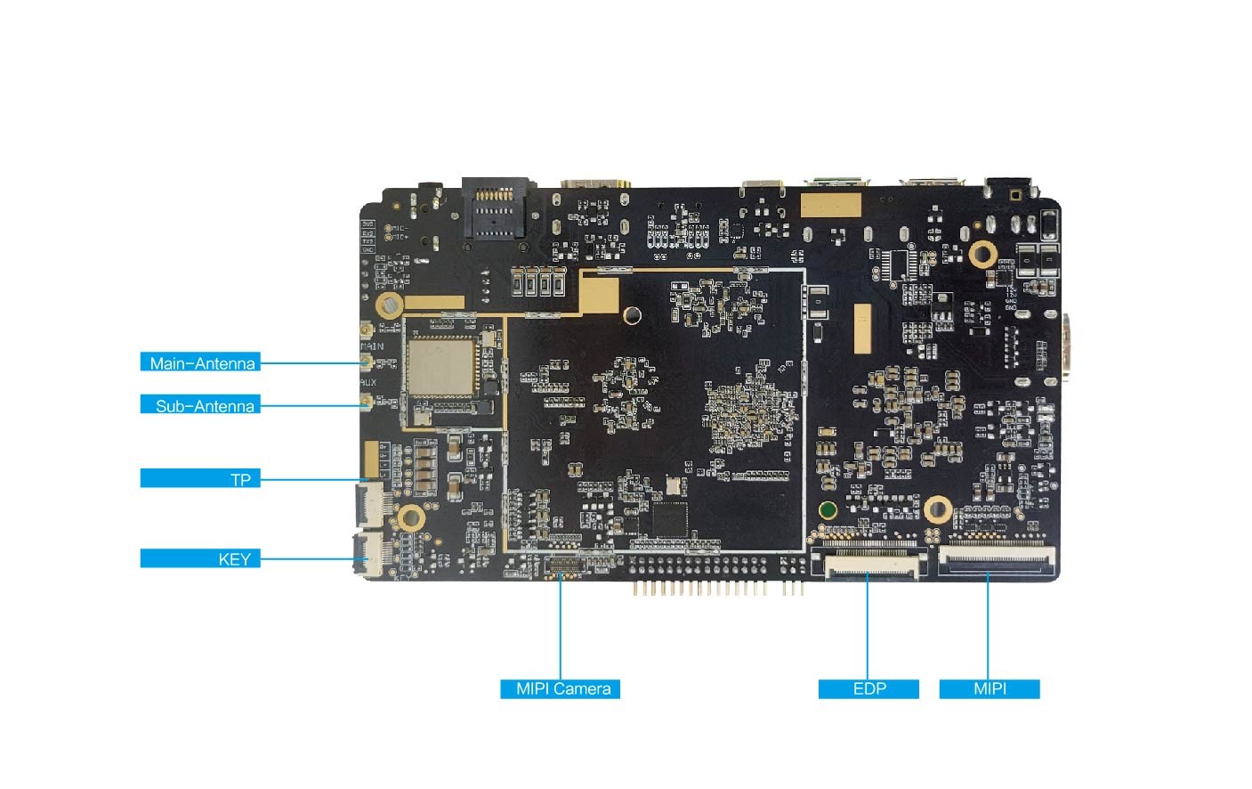 Rockchip RK3588 Development Board  WiFi/BT/Ethernet/4G LTE Network Support 8K Video Decoing Encoding Using