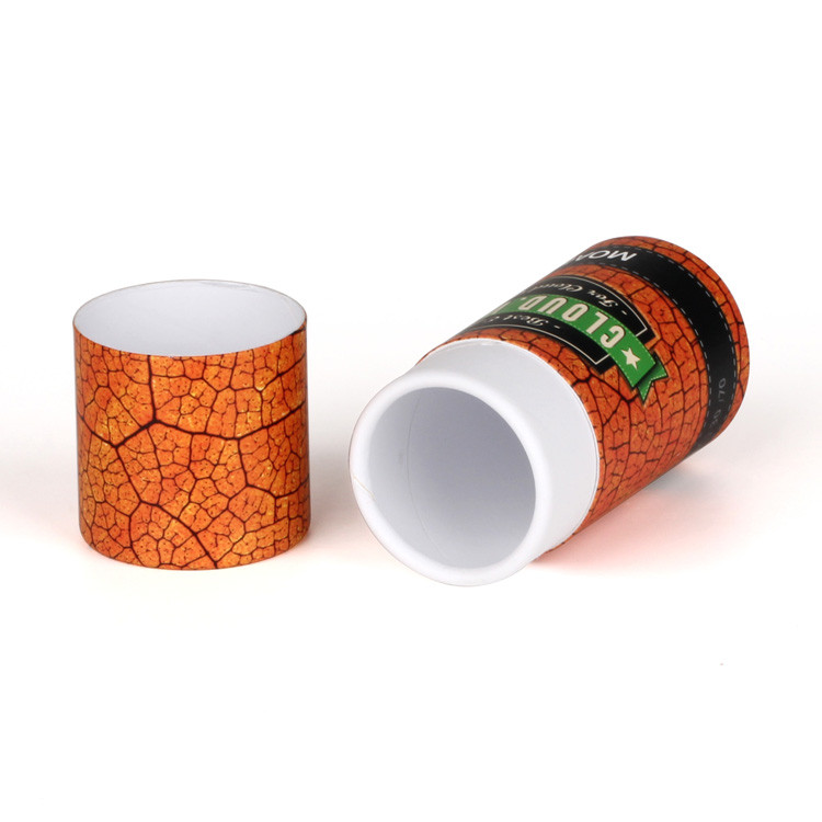 Mini Custom Print Paper Tube Packaging Cardboard Cylinder Boxes Ribbon