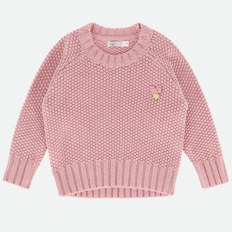 Crew neck Long sleeve Winter Top Knitted Pullover Kids Children Girl Boy Clothes Clothing pullover sweater