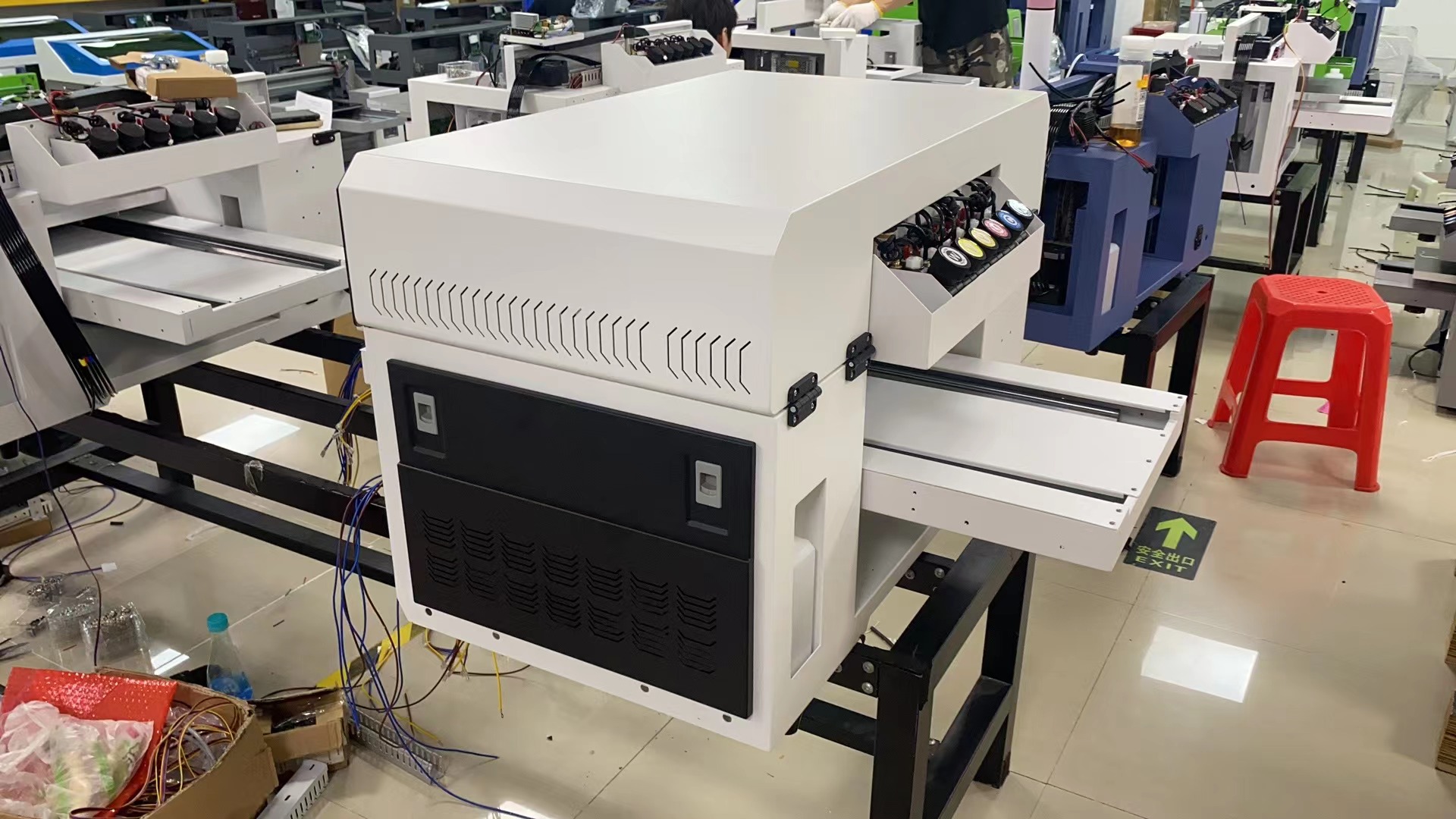 Andemes Sticker Printer Professional Logo Printing with XP600 Print Head and UV Light