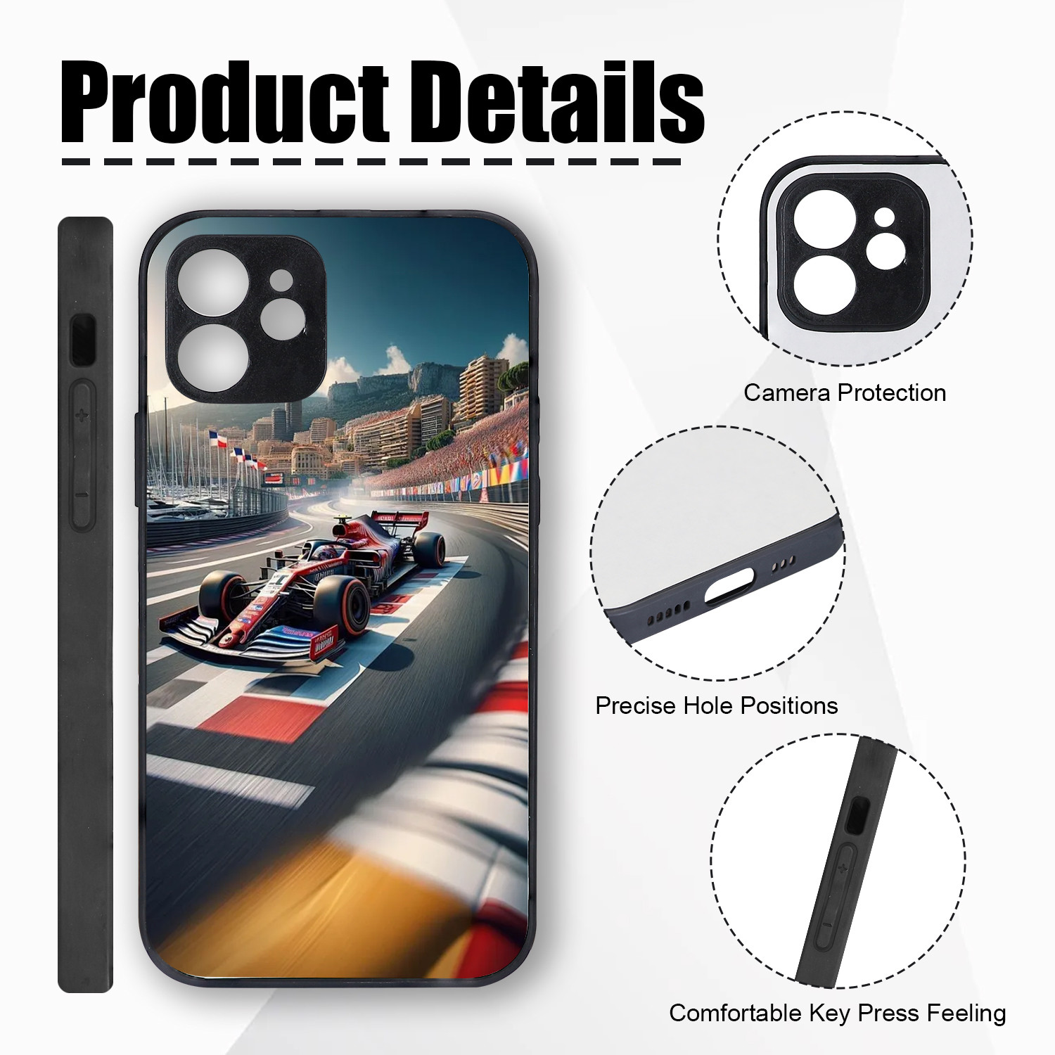 TPU Black Shockproof Sublimation Phone Case For Sumsung S24 Ultra