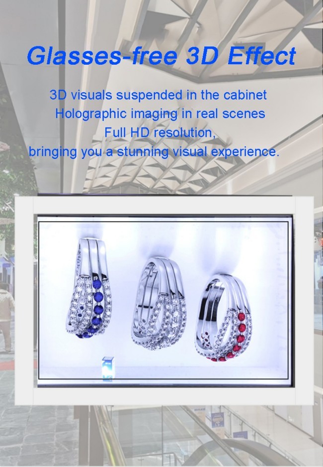 Wholesale 3D Holographic Projection Display Cabinets Supporting 360° Stereoscopic Imaging for On-Site Product Promotion and Exhibition